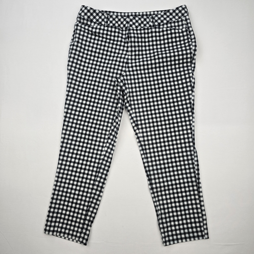 Faded Glory Black and White Checkered Pants